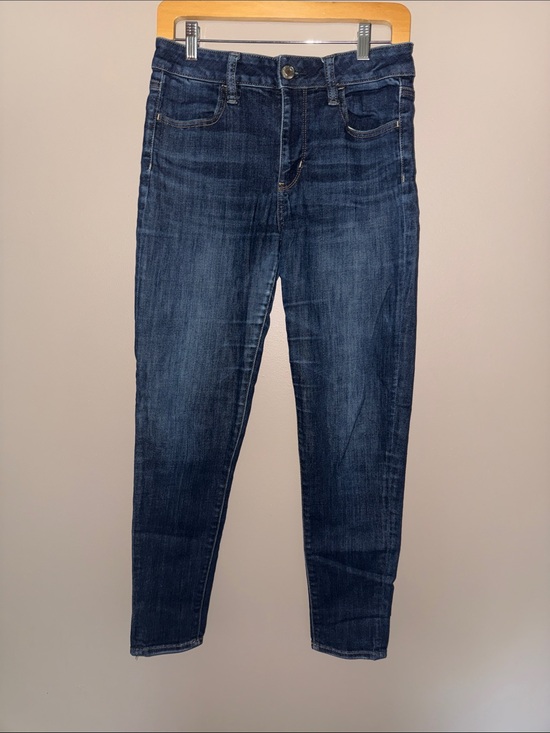 American Eagle Outfitters Denim - American Eagle Outfitters Women's Dark Blue Stretch skinny Jeans